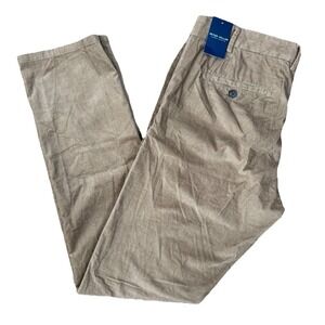 Peter Millar Colt‎ Corduroy Pants 36X34 Crown Craft Toffee Tailored Fit Silk NEW